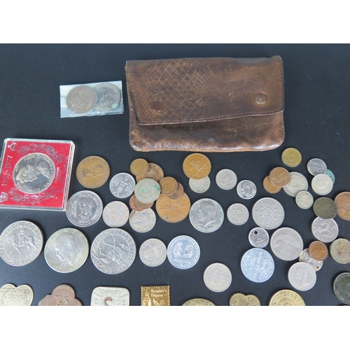 399 - Commemorative Crowns, Victorian and later coins, and tokens including Covent Garden _ George Shutter... 