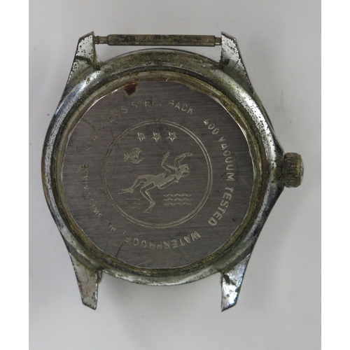 410 - A 1960's CARDINAL Sicura Apollo Diving Watch, 38mm steel case with 23 jewel mechanical movement. Run... 