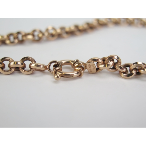 91 - A Milor Italian 9ct Gold Chain, 20