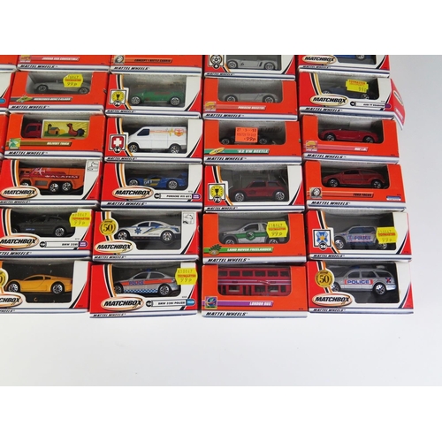 1223 - 45 Matchbox Superfast including Mercedes-Benz Actross, Ford Focus, Porsche, BMW, Mercedes, BMW etc. ... 