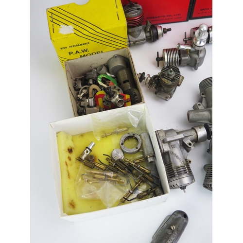 1247 - Collection of Model Aircraft including Engines by Enya, OS Max, Frog, Merco, some  boxed; quantity o... 