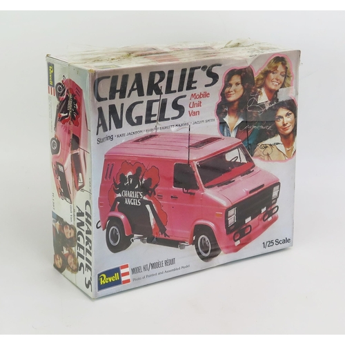 1254 - Revell Charlie's Angels Mobile Unit Van 1/25 Scale  H-1397 - unused in cellophane seal