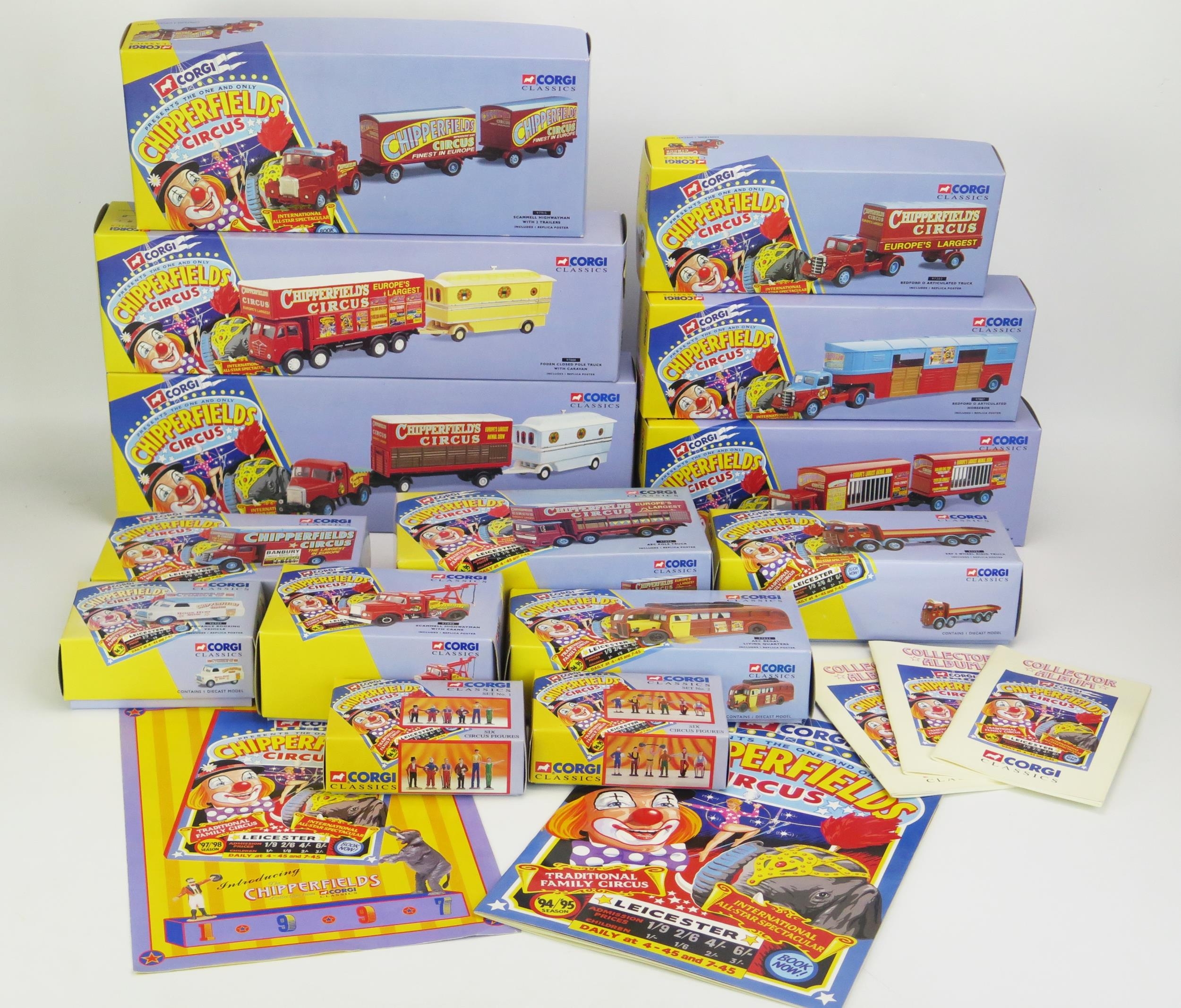 Corgi Classics Chipperfields Circus Collection including 97885