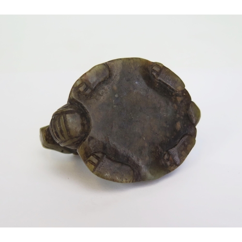 1331 - A Chinese Jade Carving of a Dragon Turtle (Longgui), 61mm long