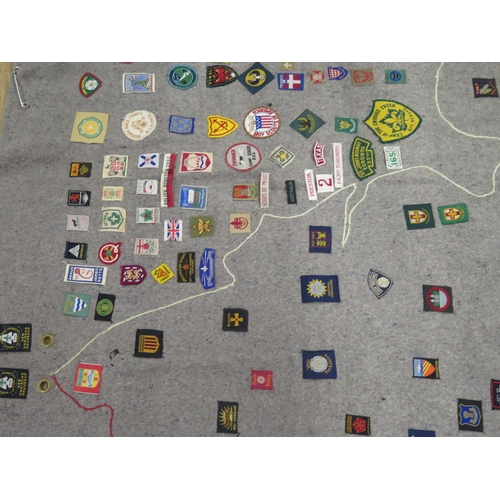 1481 - Boy Scouts Association, a collection of cloth badges, metal badges, includes 8th World Jamboree, Can... 