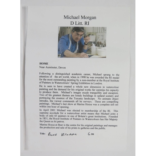 1526 - Michael Morgan FRSA, RI (1928 - 2014), renowned West Country artist and founder of the South West Ac... 