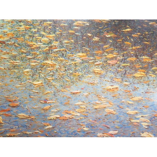 1540 - Andrew Coates b.1955 British/New Zealand, 'Fallen Leaves on Silent Waters', Limited Edition Giclée P... 