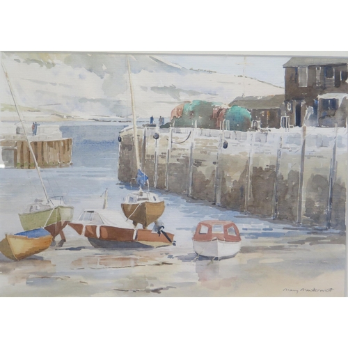 1541 - Mary Williams (1911 - 2002) The Cobb, Lyme Regis, watercolour, signed lower right, image size 52 x 3... 