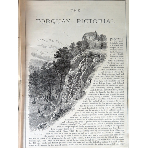 1455A - OF TORQUAY INTEREST; The Torquay  Pictorial, an illustrated guide to the Queen of Watering Places an... 