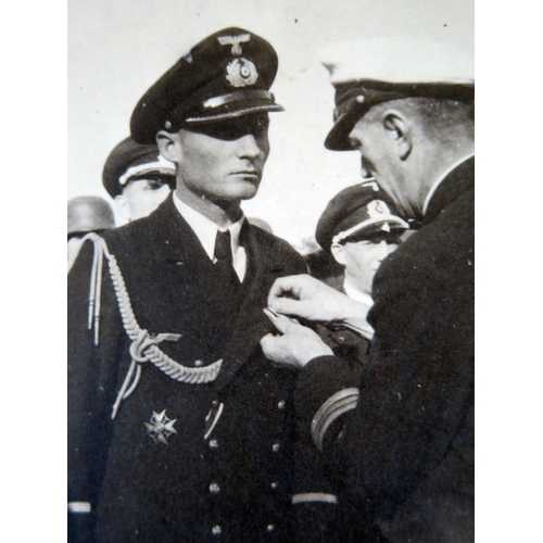 1480 - World War Two Romance, Kriegsmarine  radio operator Richard Toepfera collection of medals, awards, p... 