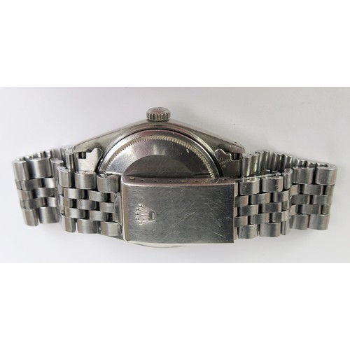 426 - A Gent's ROLEX Datejust Steel Cased Wristwatch, ref: 1603, 36mm case, no. 3612995, back no. 1603, ca... 