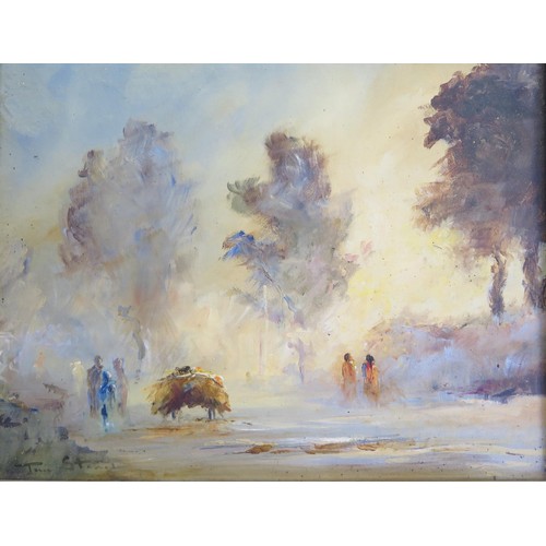 1536 - Tina Stokes, 'Dusty Road' 2008, watercolour, signed lower left and signed and titled verso, image si... 