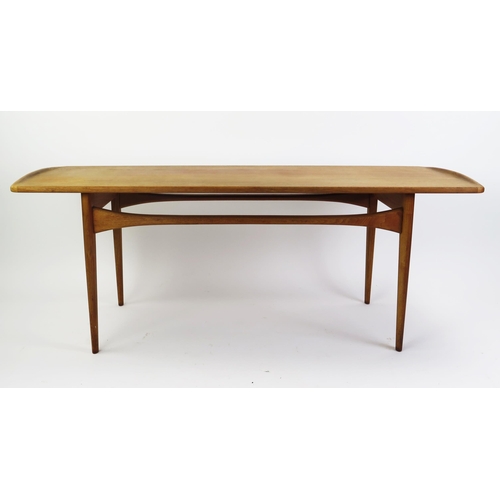 1012 - A Tove and Edvard Kindt Larsen Teak Danish Coffee Table designed for France & Son, model no. FD503, ... 