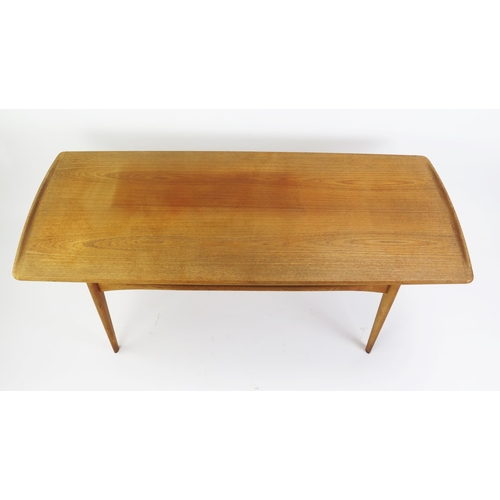 1012 - A Tove and Edvard Kindt Larsen Teak Danish Coffee Table designed for France & Son, model no. FD503, ... 