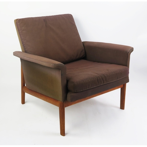 1045 - A Fin Juhl 'Jupiter' Danish Teak Armchair, model 218 designed for France & Son in 1965, French & Son... 