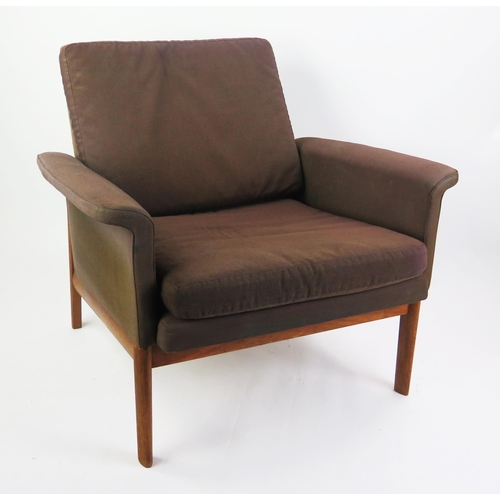 1045 - A Fin Juhl 'Jupiter' Danish Teak Armchair, model 218 designed for France & Son in 1965, French & Son... 