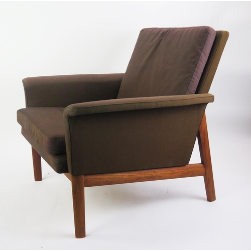 1045 - A Fin Juhl 'Jupiter' Danish Teak Armchair, model 218 designed for France & Son in 1965, French & Son... 