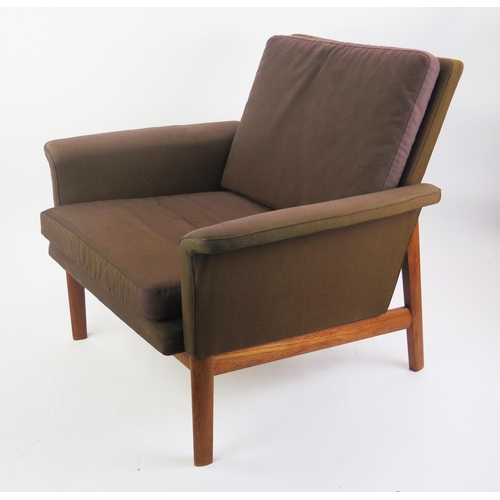 1045 - A Fin Juhl 'Jupiter' Danish Teak Armchair, model 218 designed for France & Son in 1965, French & Son... 