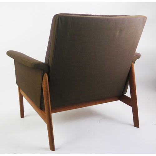 1045 - A Fin Juhl 'Jupiter' Danish Teak Armchair, model 218 designed for France & Son in 1965, French & Son... 