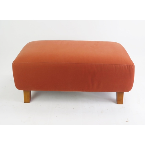 1059 - A 1990's Ligne Roset Jean Charles de Castelbajac Four Piece Suite including an upholstered footstool... 