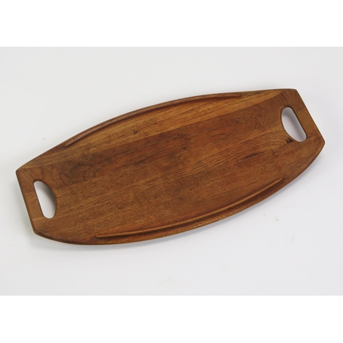 1060 - Jens Quistgaard Danish Teak Tray, model 801 for Dansk, 51.5x26cm

Provenance _ see lot 1001