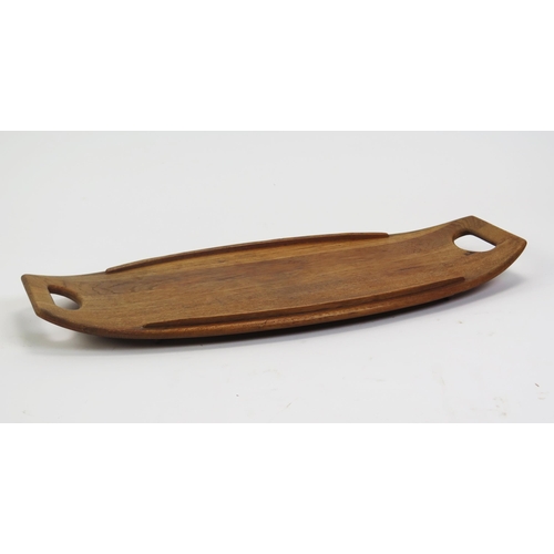 1060 - Jens Quistgaard Danish Teak Tray, model 801 for Dansk, 51.5x26cm

Provenance _ see lot 1001