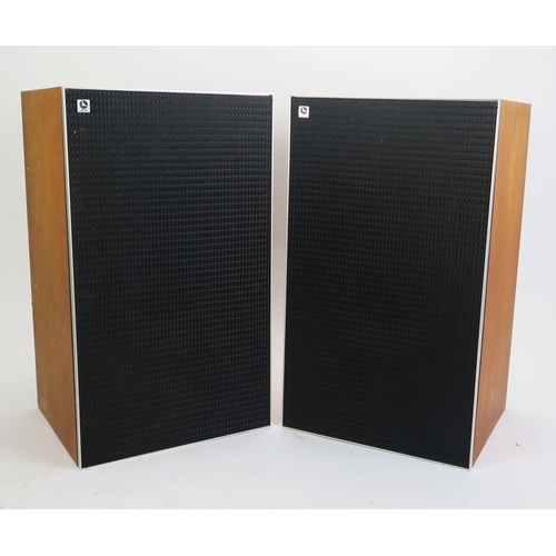 1080 - A pair of Leak Model 2060  Hi-Fi speakers, 65cm high.