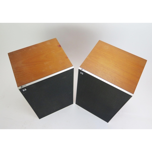 1080 - A pair of Leak Model 2060  Hi-Fi speakers, 65cm high.