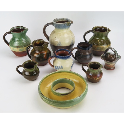 1149 - A collection of Watisfield and other ceramic wares.