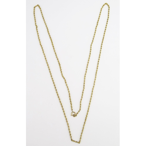 133 - An Antique Gilt Metal Guard Chain, 50