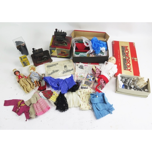 1371 - Collection of Vintage Toys including Mamod SE2 Stationary Steam Engine, one boxed, Model Milling Mac... 