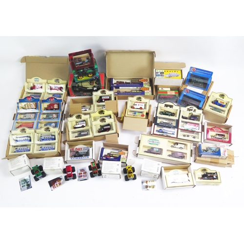 1376 - Collection of Modern Scale Diecast including Vanguards, Majorette Monster Trucks, Burago, Lledo Show... 