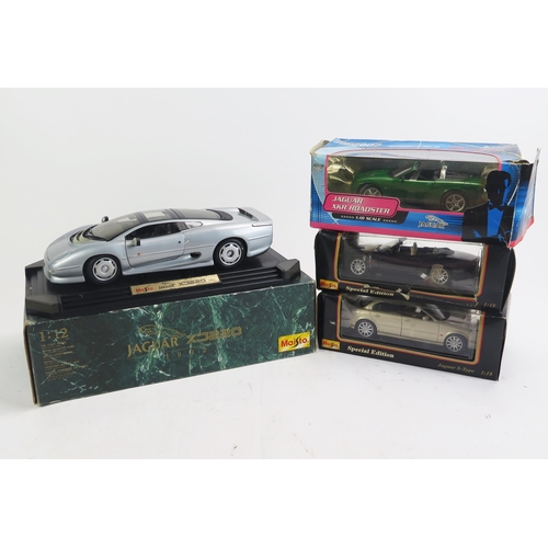 1383 - Maisto & Beanstalk Jaguar 1:18 Scale Model Collection including James Bond 007 Die Another Day Jagua... 