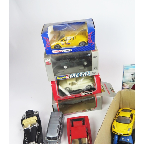 1396 - Collection of Diecast Including Burago, Kyosho, Franklin Mint, Revell, Matchbox, Corgi, NZG, Tonka P... 