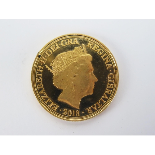 1401 - A 2018 Quintuple Sovereign _ The Armistice & Remembrance 100, 39.94g. Sold boxed with The London Min... 