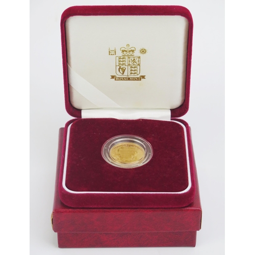 1419 - A Royal Mint 2006 Gold Historic Sovereign. Collection Pistrucci's Masterpiece. Boxed with COA No. 69... 