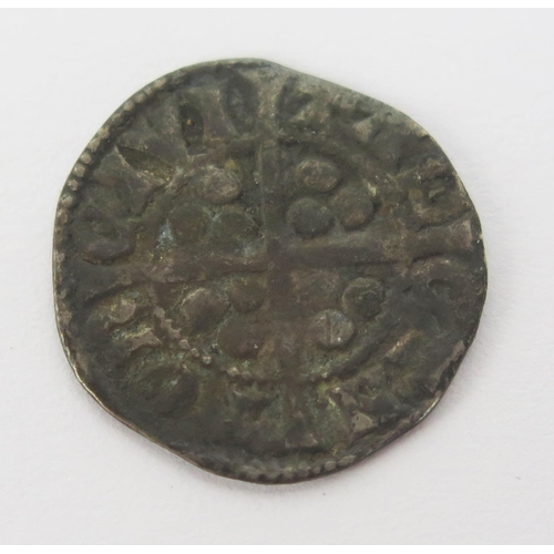 1435 - Edward I Canterbury Mint Silver Long Cross Penny