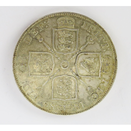 1438 - A Victoria 1889 Silver Double Florin