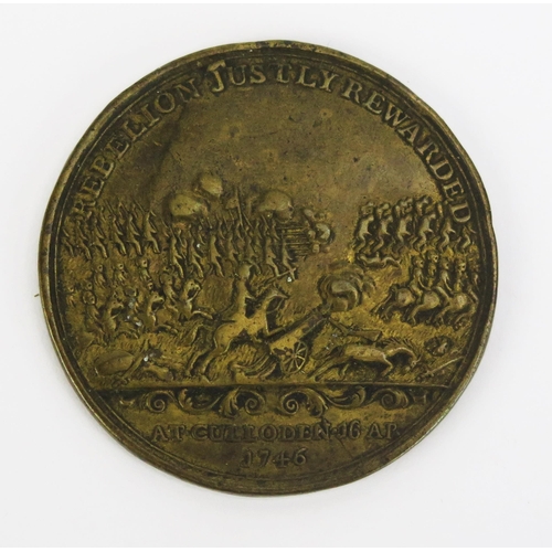 1446 - A 1746 Scottish Jacobite Rebellion Medallion 