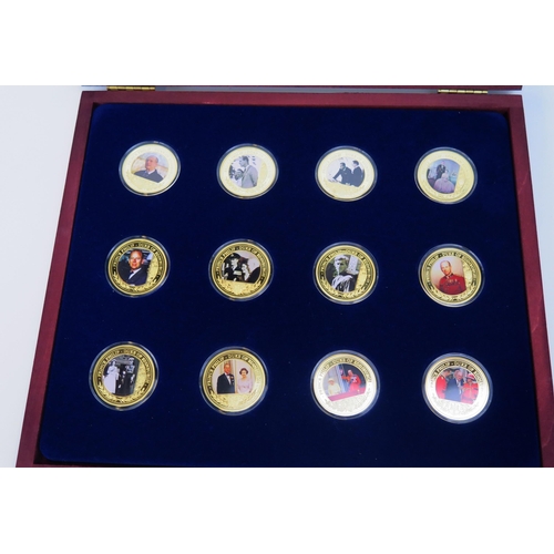 1450 - A Winsor Mint Commemoration of HRH Prince Philip, Duke of Edinburgh Medallion Set. Boxed with COA