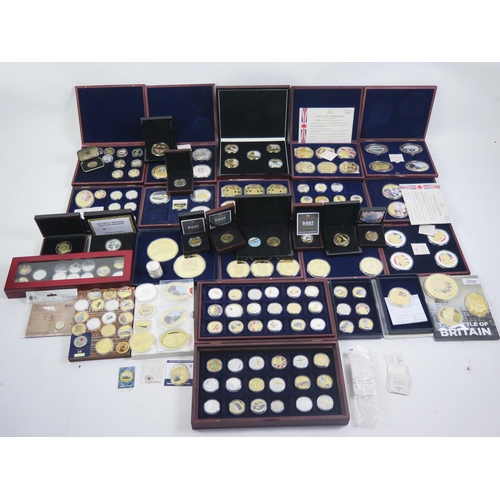 1451 - A Large Selection of Collectors' Coins and Medallions including Commemorative Crowns