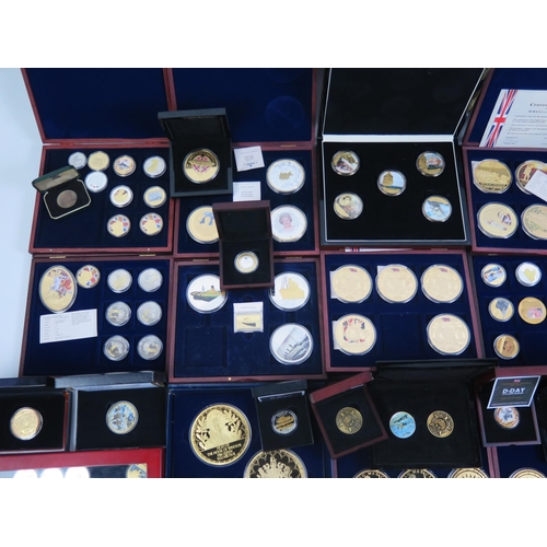 1451 - A Large Selection of Collectors' Coins and Medallions including Commemorative Crowns