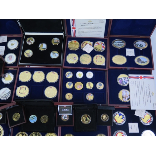 1451 - A Large Selection of Collectors' Coins and Medallions including Commemorative Crowns