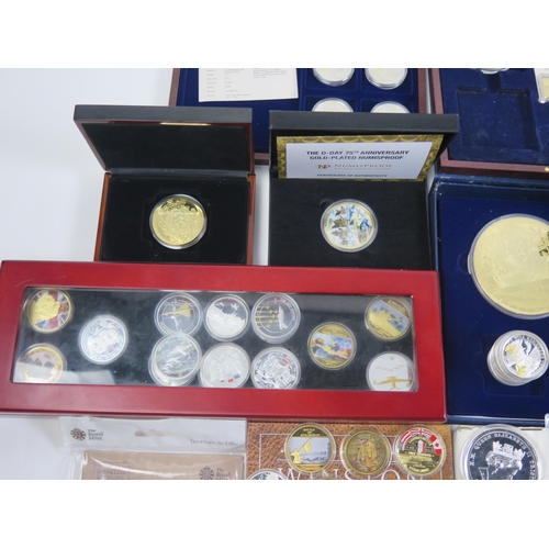 1451 - A Large Selection of Collectors' Coins and Medallions including Commemorative Crowns