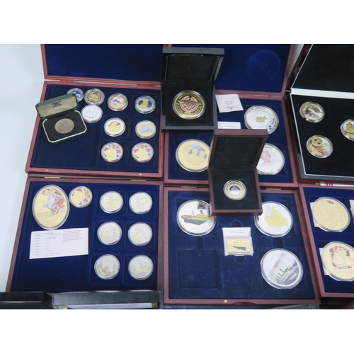 1451 - A Large Selection of Collectors' Coins and Medallions including Commemorative Crowns