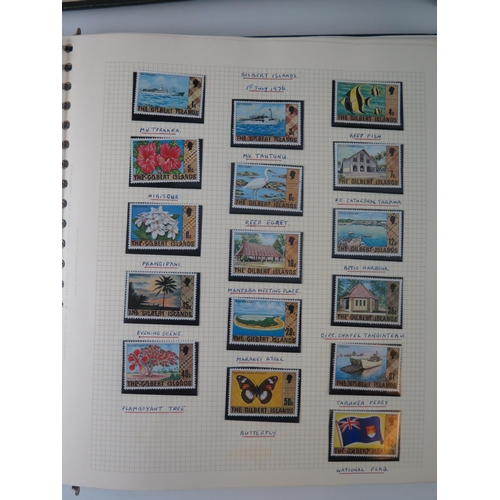 1455 - Two Albums of Mint Stamps _ Gilbert Islands, Kiribati and Tuvalu and stamp fixings