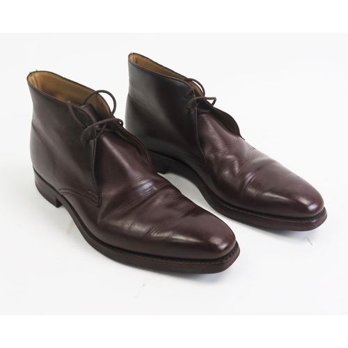 1496 - Crockett & Jones Tetbury Brown Calf City Sole Shoes, Size 7 E, incorrectly boxed with shoe bags