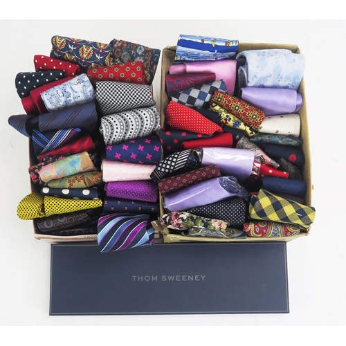 1520 - Collection of Designer Ties including Thom Sweeney, Favourbrook, Kenneth Cole, Folkspeare, Liberty, ... 