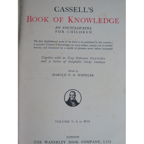 1604 - Cassell's Book of Knowledge in 8 volumes