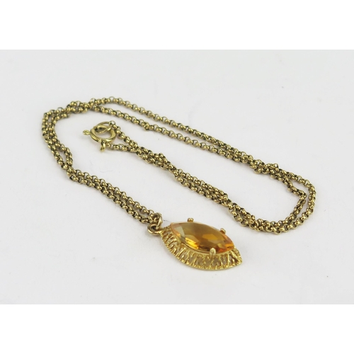 173 - A 9ct Gold Belcher Chain, 15